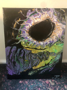 One Eyed Alien Painting